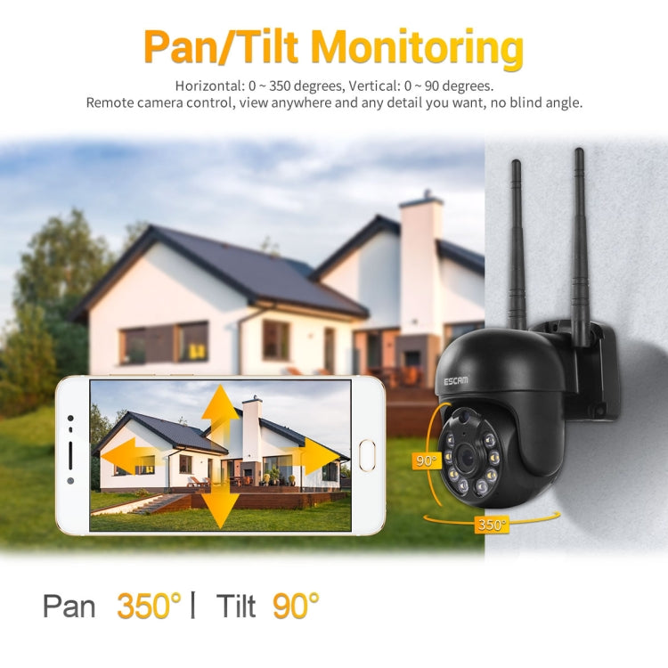 ESCAM WNK610 3.0 Million Pixels Wireless Dome IP Camera, Support Motion Detection & Two-way Audio & Full-color Night Vision & TF Card, EU Plug, WNK610 ESCAM WNK610 3.0 Million Pixels Wireless Dome IP Camera, Support Motion Detection & Two-way Audio & Full-color Night Vision & TF Card, EU Plug, WNK610